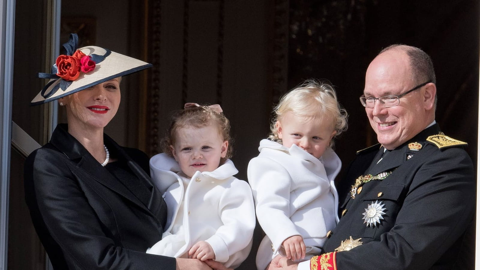 Charlène de Monaco, Gabriella, Jacques, Albert II de Monaco