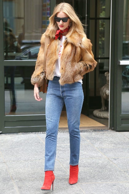 Rosie Huntington-Whiteley, jean slim