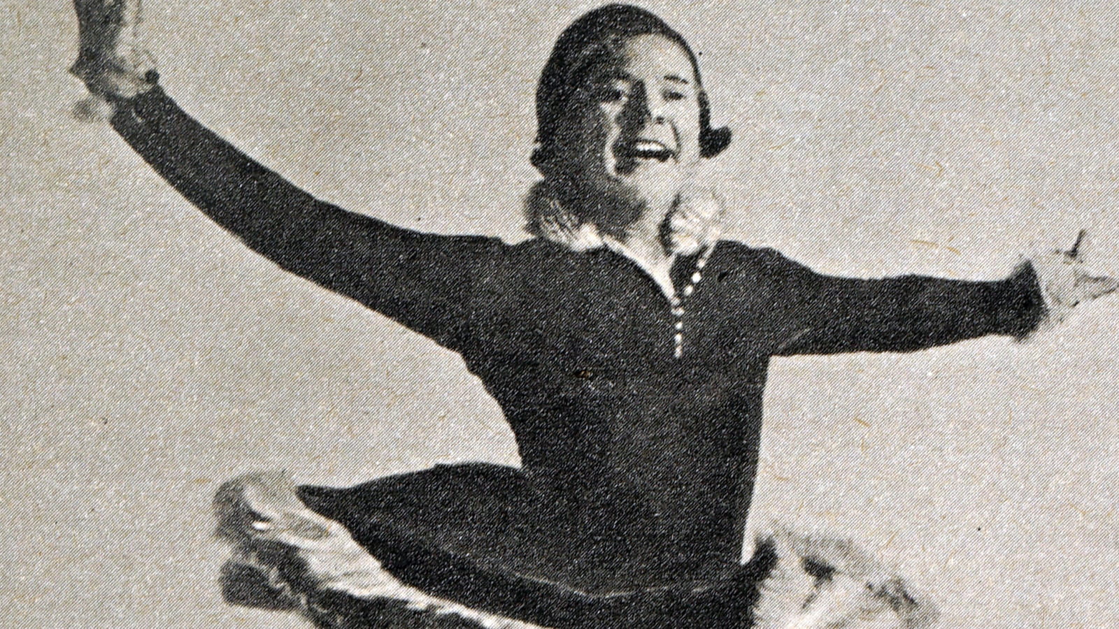 Sonja Henie aux Jeux olympiques de 1932