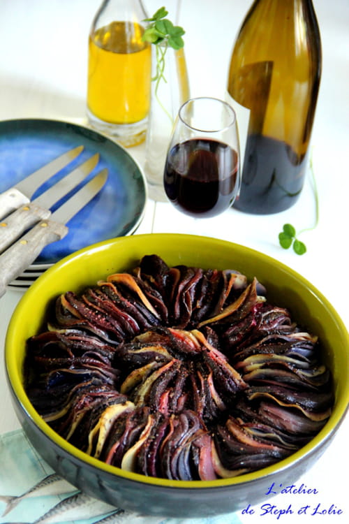 Tian de pommes de terre et betterave