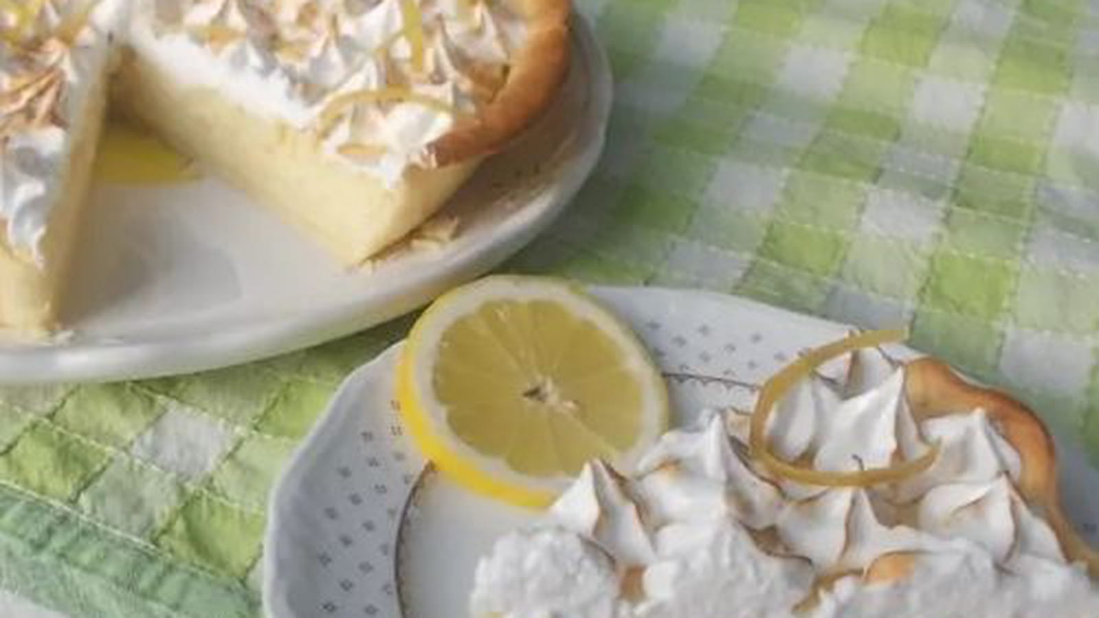 Tarte magique au citron meringué