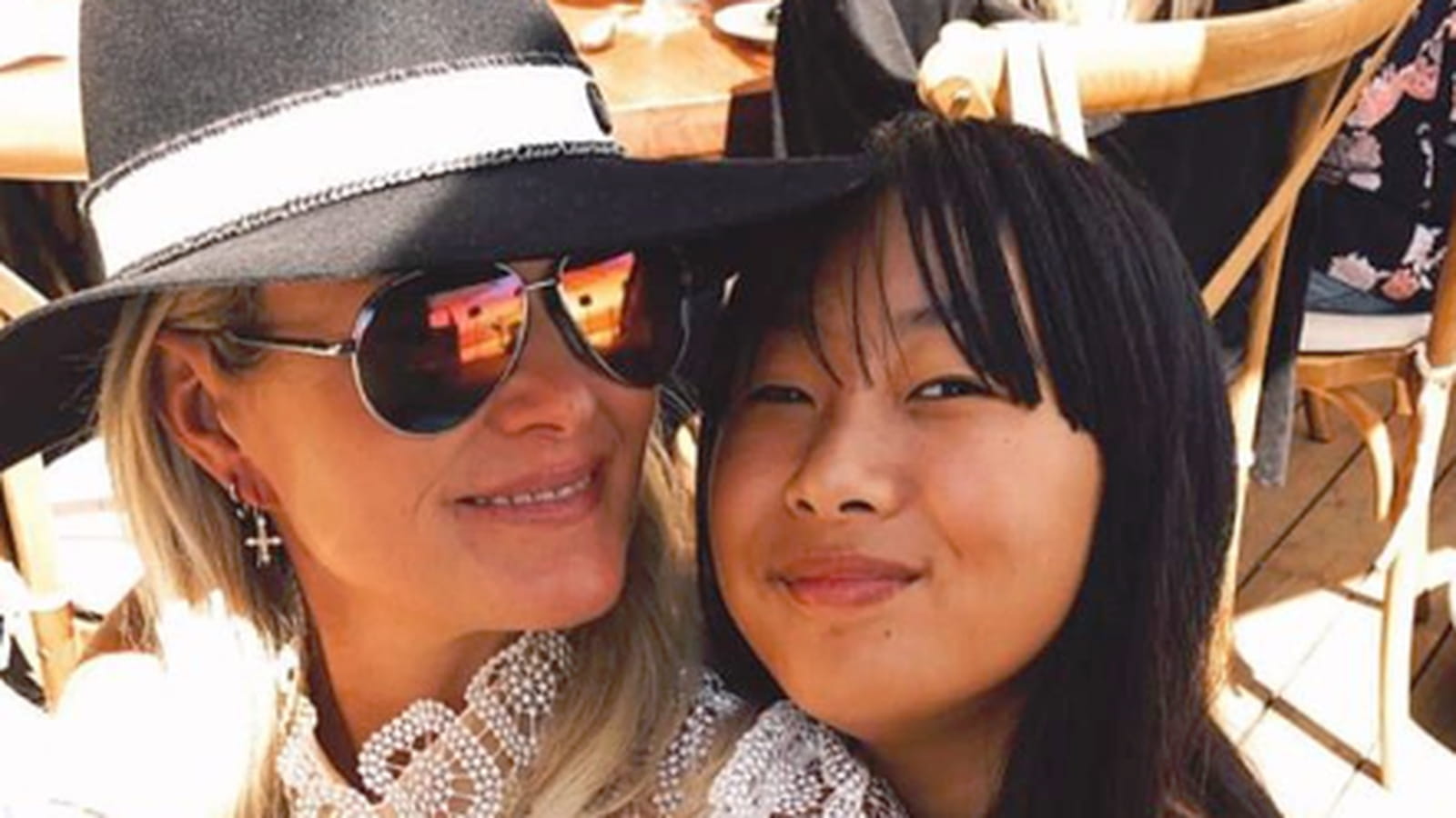Laeticia Hallyday et Jade Hallyday