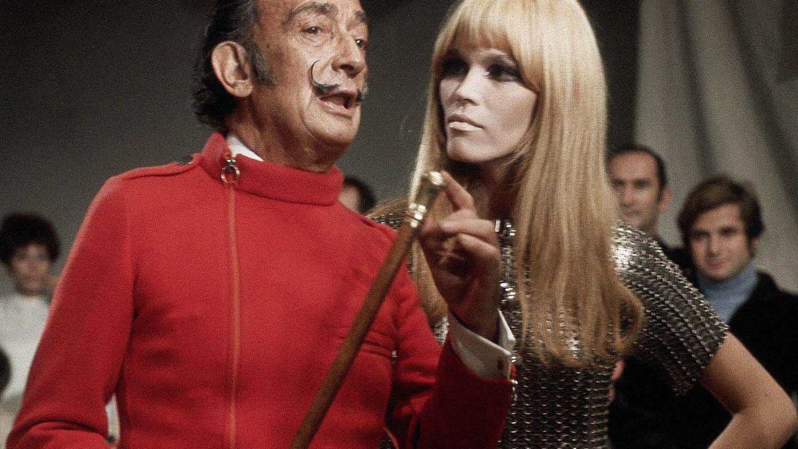 Amanda Lear et Salvador Dali