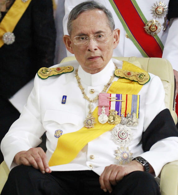 Le roi Bhumibol de Th&auml;iande