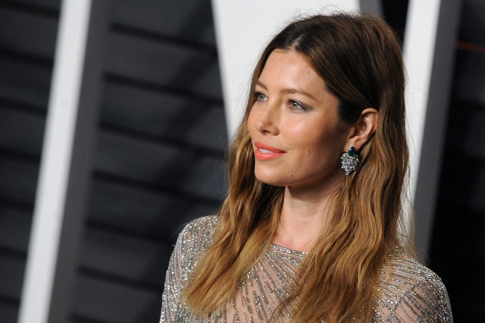 Le Mermaid hair subtil de Jessica Biel