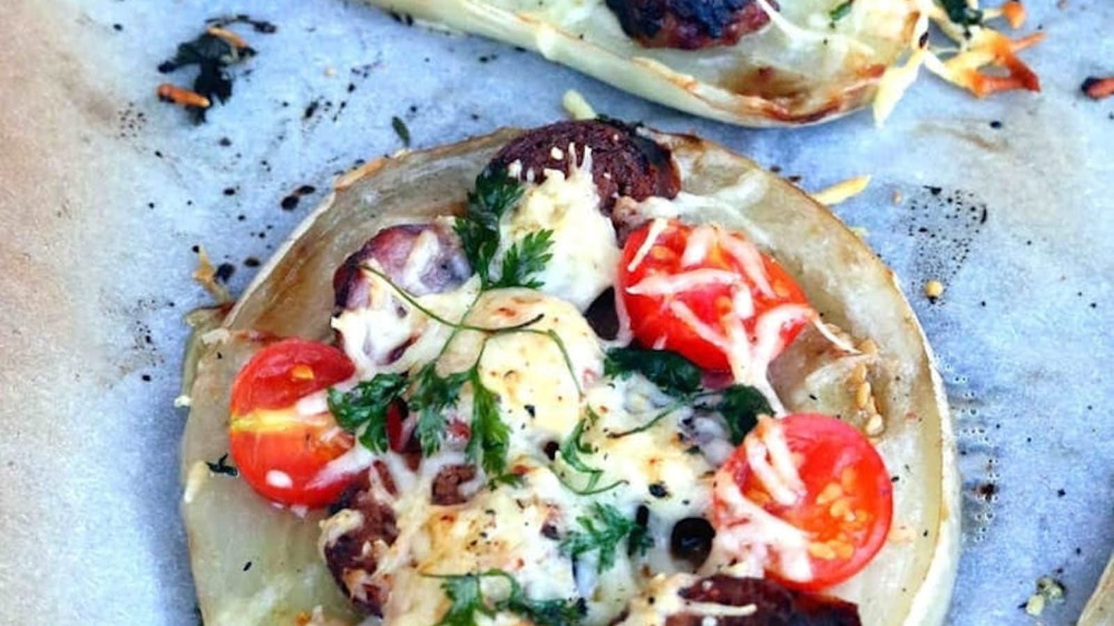 Aubergines façon pizza
