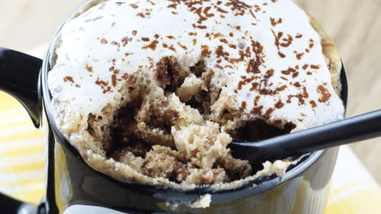 Mug cake marbré au Nutella