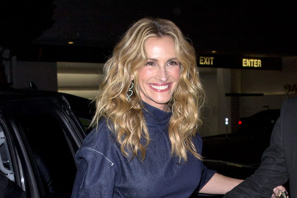 Les cheveux wavy de Julia Roberts