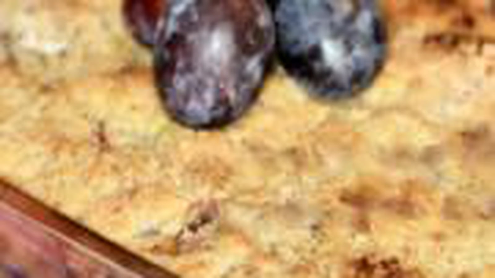 Clafoutis-crumble aux quetsches & épices