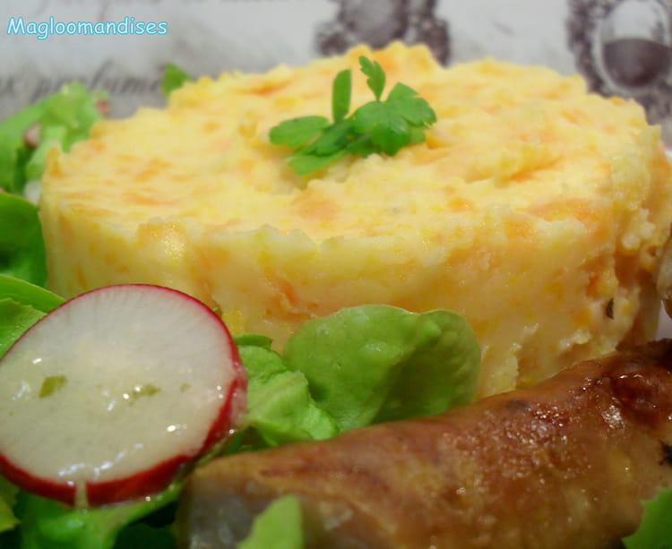 Purée de pommes de terre-carottes