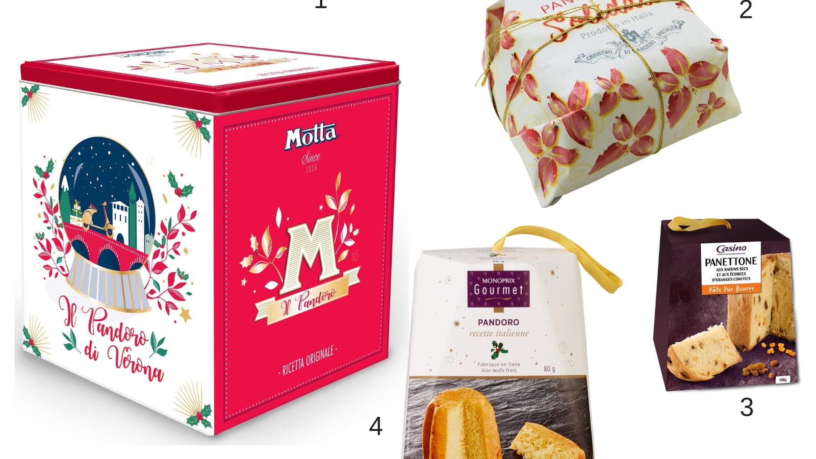 Panettone et pandoro