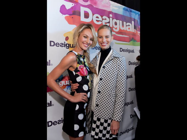 Candice Swanepoel et Anna Kurnikova au défilé Desigual