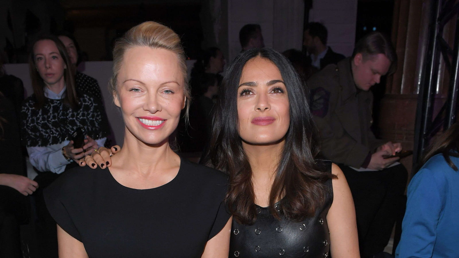 Pamela Anderson et Salma Hayek 