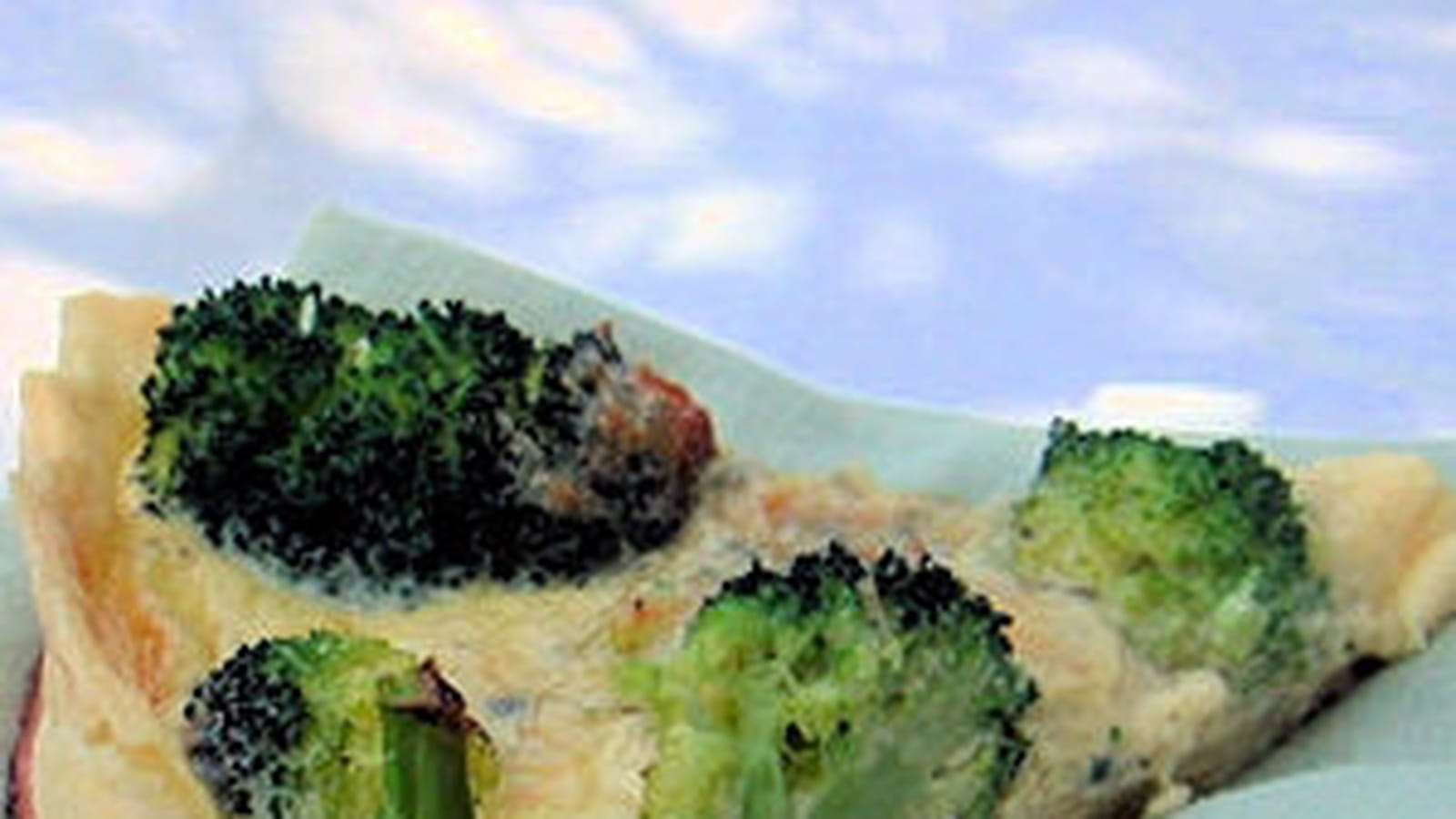 Quiche au brocoli