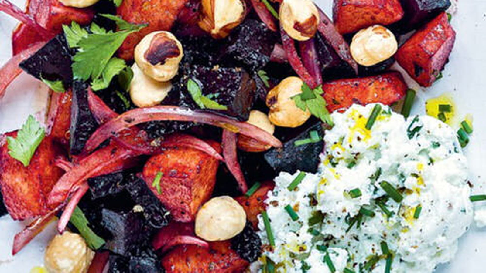 Salade betterave et chèvre