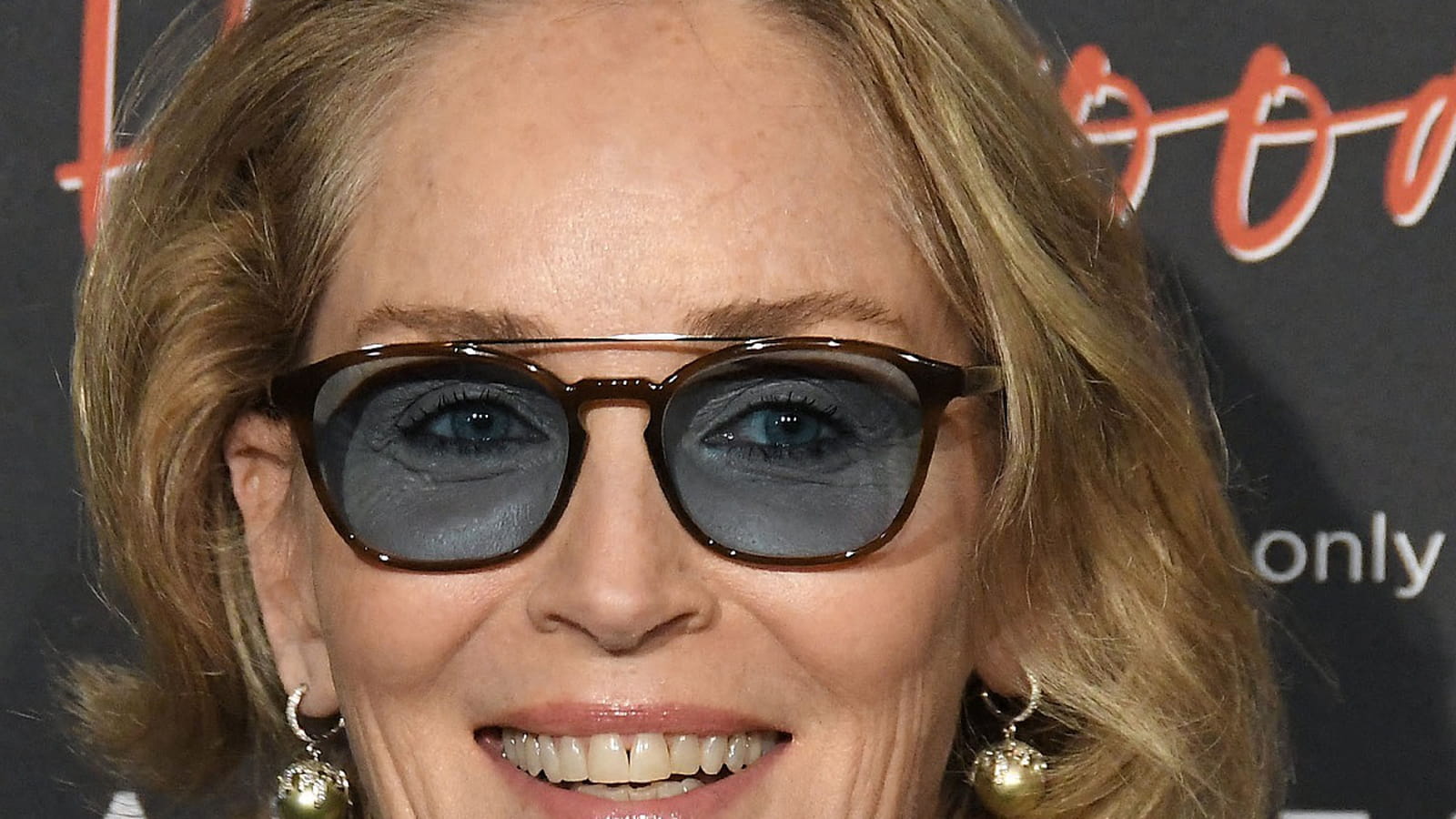 Sharon Stone, cheveux courts