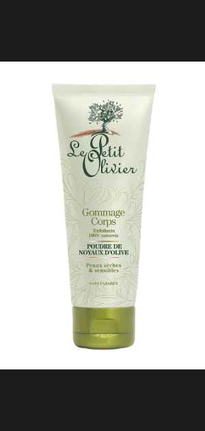 Gommage Corps Poudre de Noyaux D'Olive Le Petit Olivier