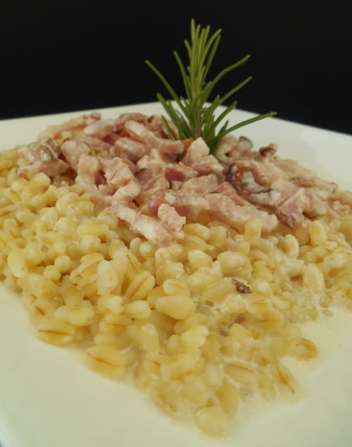 Blé à la carbonara