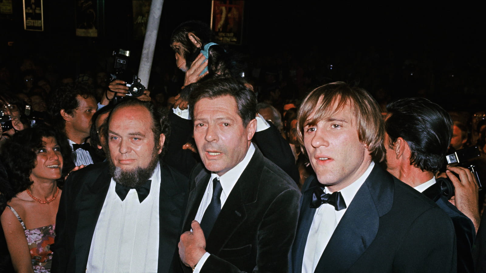 Marcello Mastroianni, Marco Ferreri et Gérard Depardieu