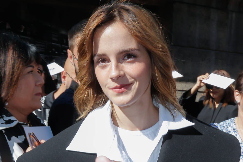 Le carr&eacute; wavy roux d'Emma Watson