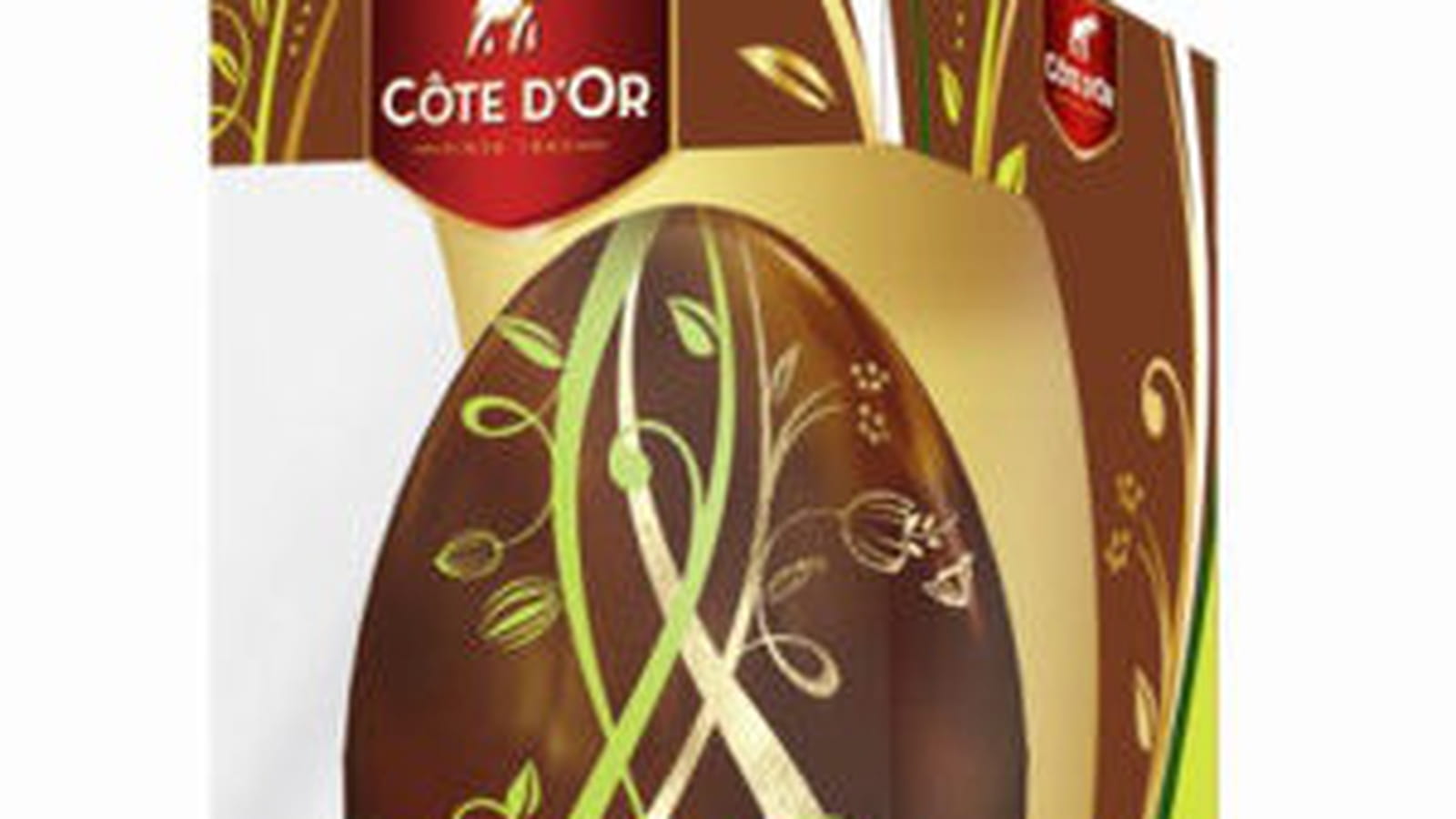 Œuf décoré chocolat au lait Côte d'or