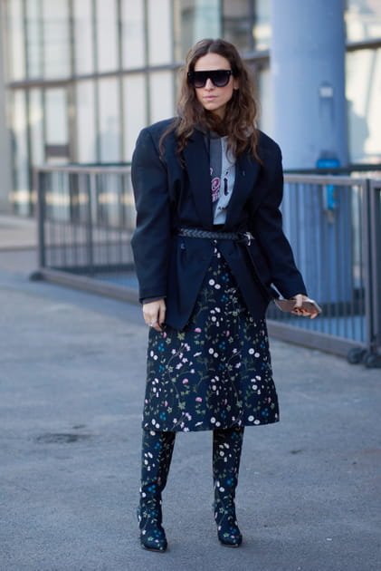 Le blazer &agrave; larges &eacute;paules