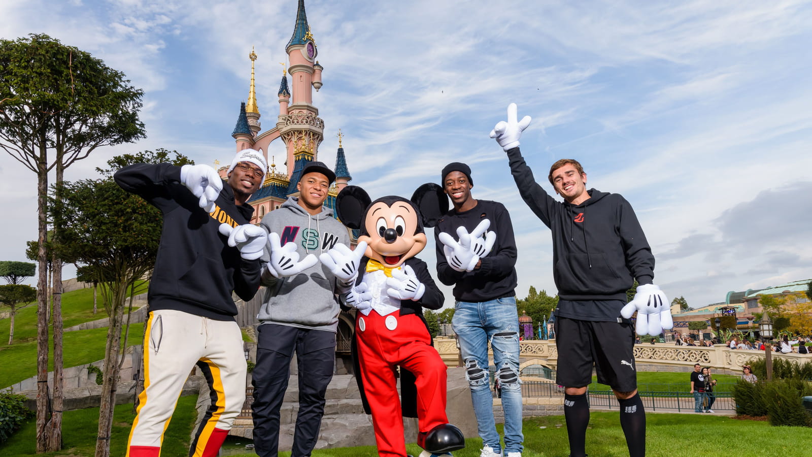 Paul Pogba, Kylian Mbappé, Ousmane Dembélé et Antoine Griezmann