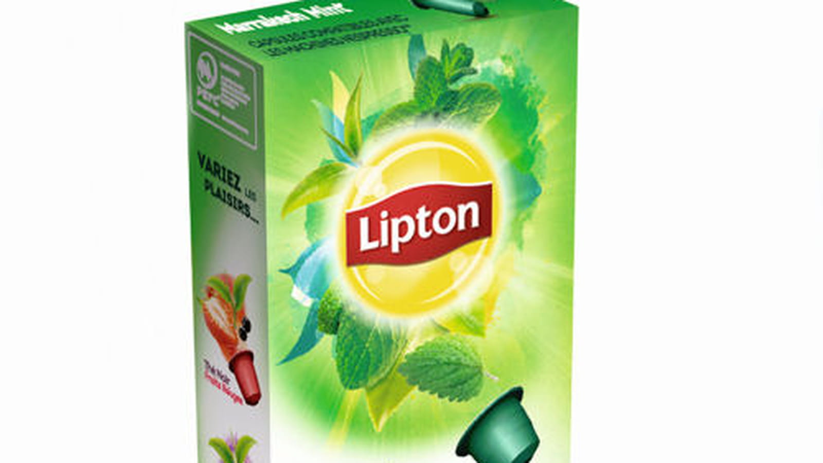 Thés et infusions en capsules de Lipton