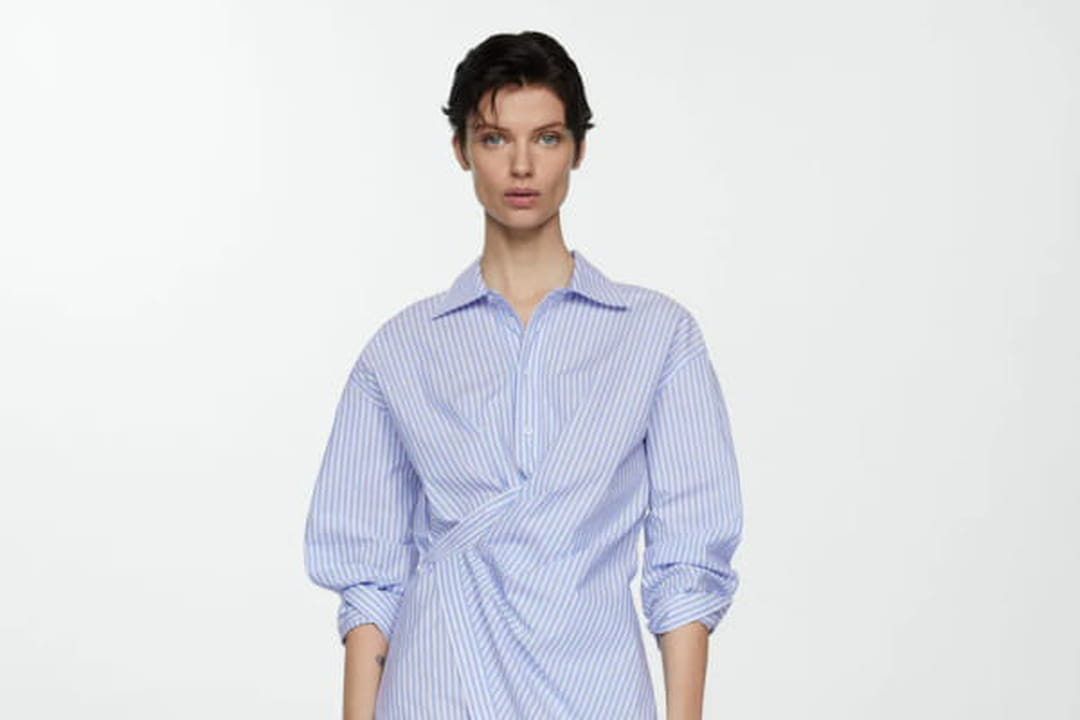 Robe chemisier  rayures