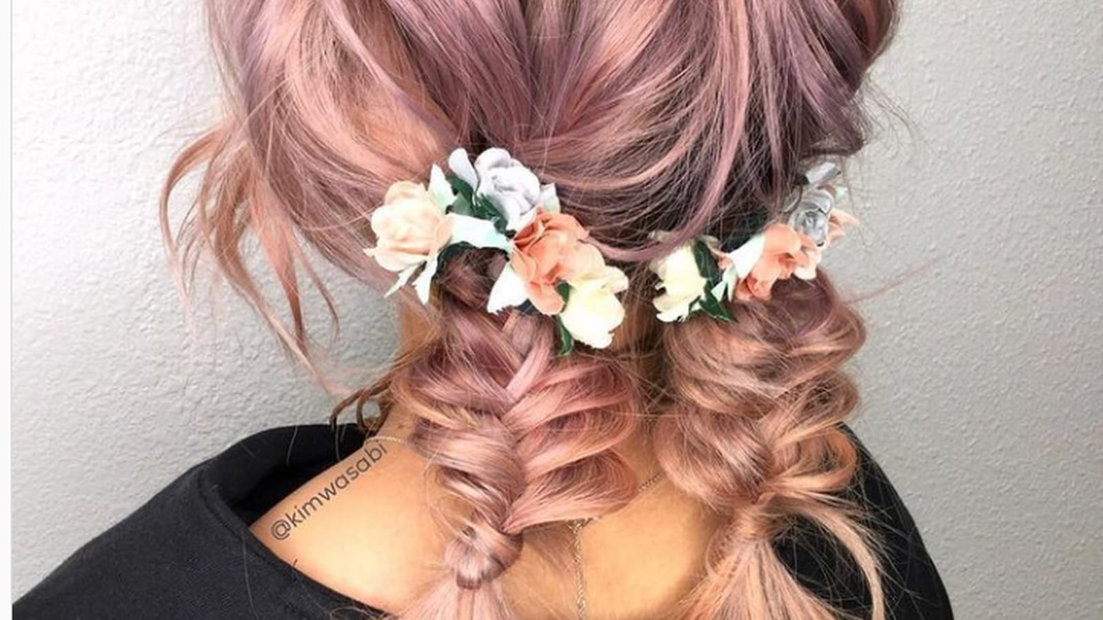 Barrettes fleuries