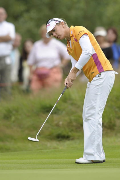 La golfeuse Annika S&ouml;renstam en Angleterre en 2008