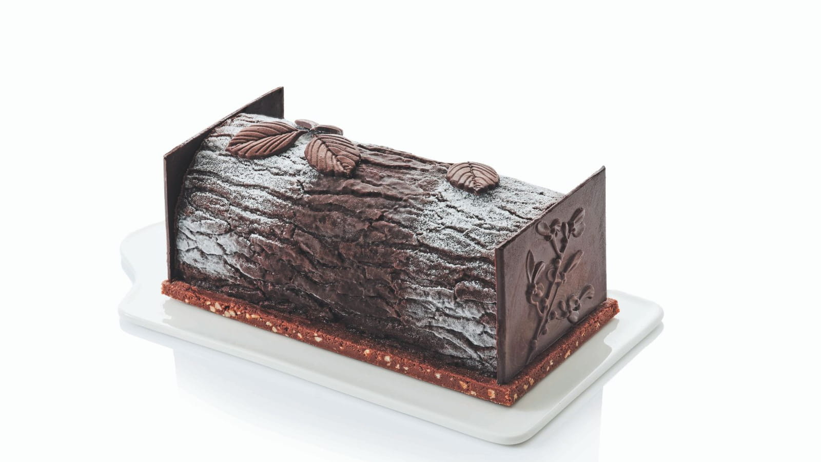 « Bûche glacée bonheur » par hélène darroze pour Picard