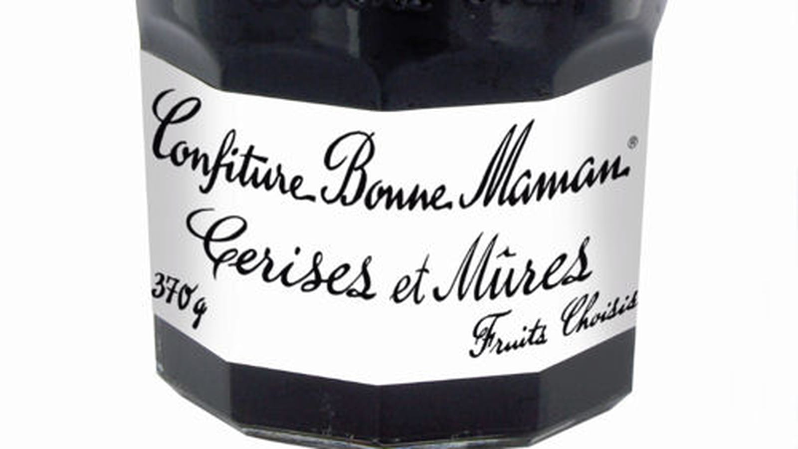 Confiture duo Cerises et Mûres de Bonne Maman
