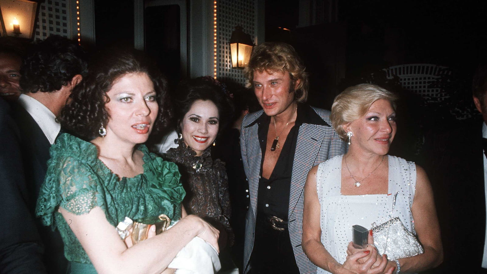 Avec Johnny Hallyday 