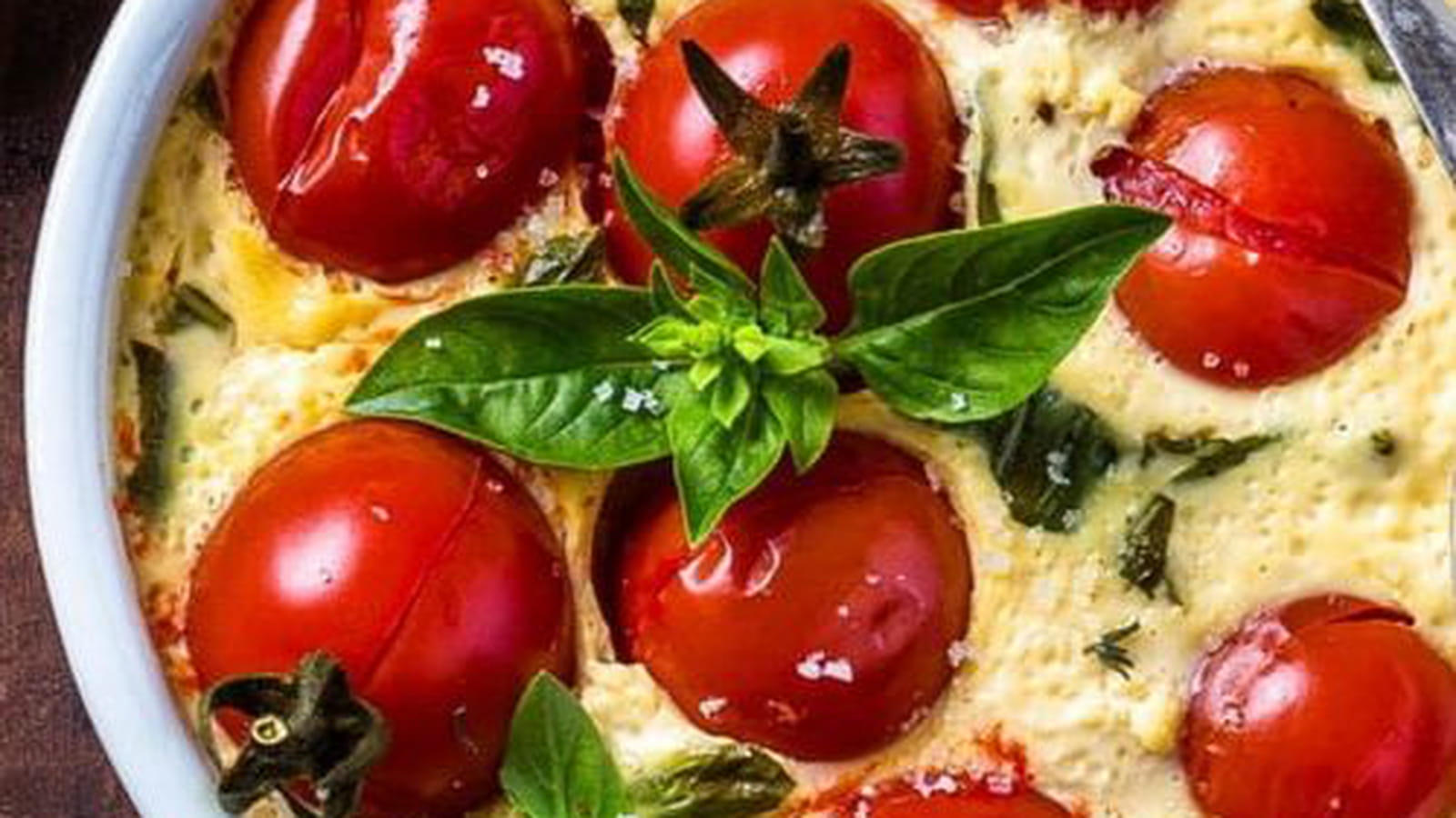 Clafoutis aux tomates cerises au steam’up / moulinex