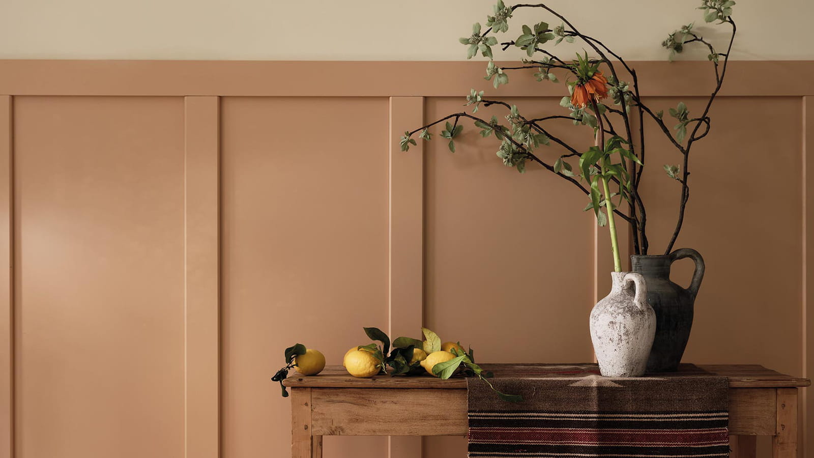 Boiseries terracotta 
