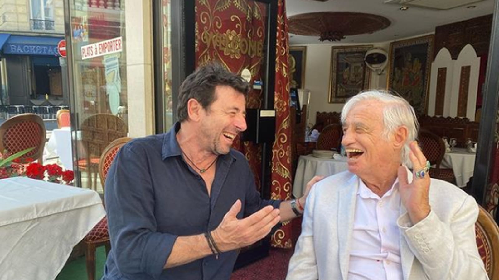 Patrick Bruel et Jean-Paul Belmondo