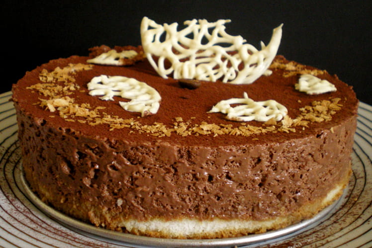 Recette Gateau De Mousse Au Chocolat Noir La Recette Facile