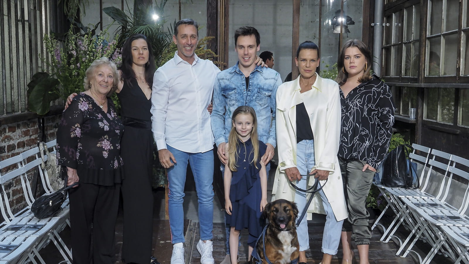 Maguy Ducruet, Kelly-Marie Lancien, Daniel Ducruet, Louis Ducruet, Linoue Ducruet, Stéphanie de Monaco, Camille Gottlieb