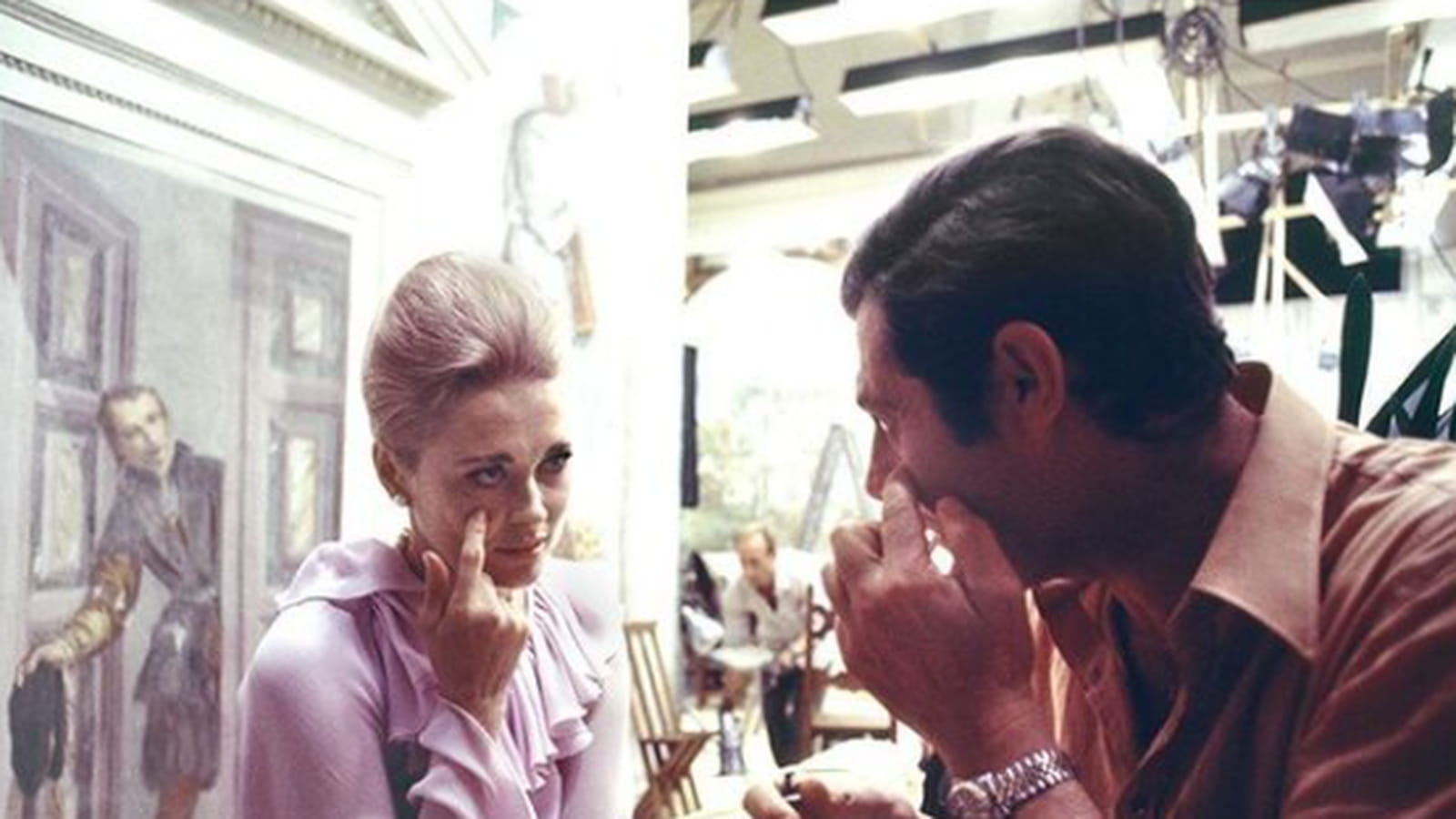 Faye Dunaway et Marcello Mastroianni