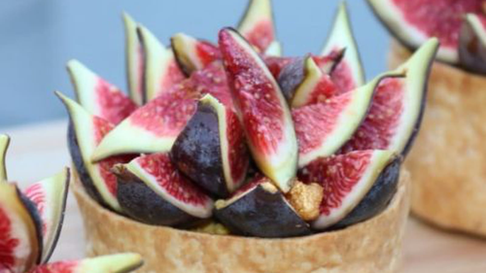 Tarte vanillée et crémeuse aux figues