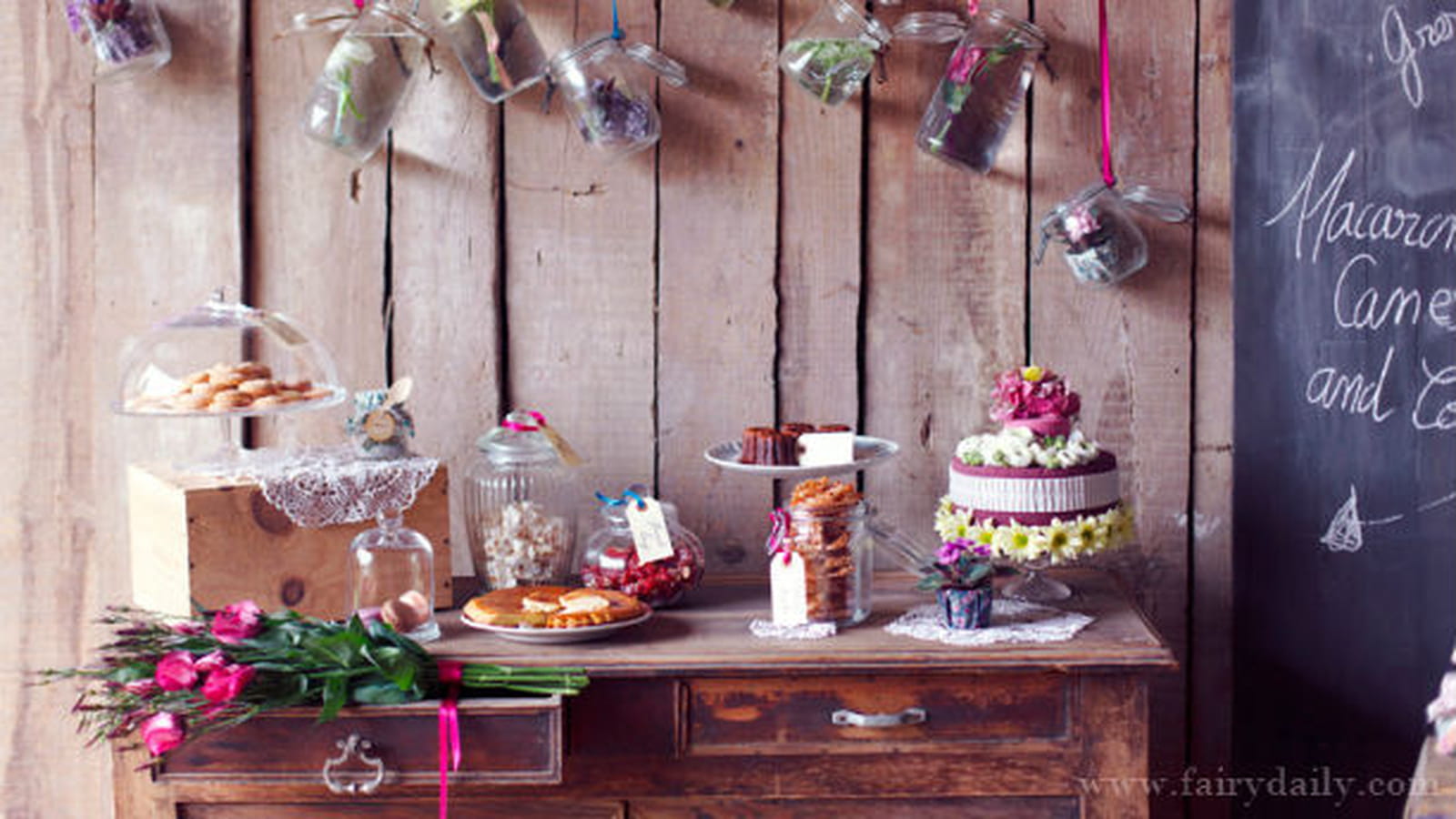 Fleurs en bocal