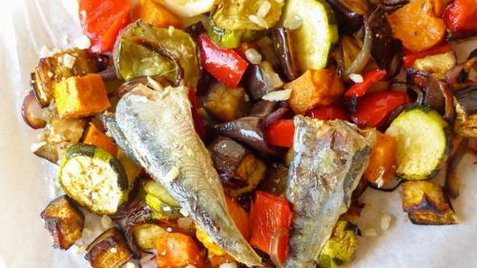 Sardines en salade de légumes, citron confit et coriandre à l’huile d’olive Le Trésor des Dieux