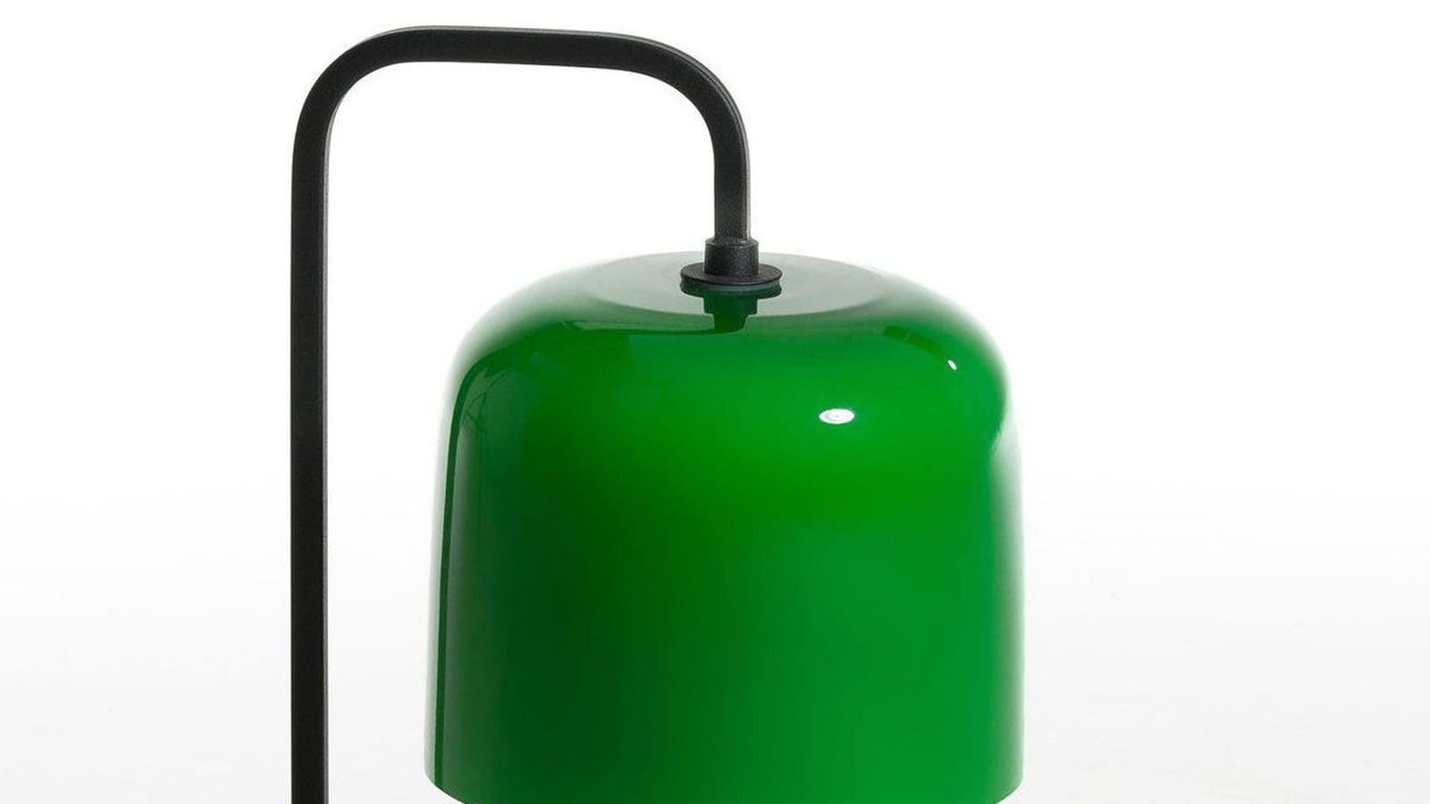 Lampe vert bouteille