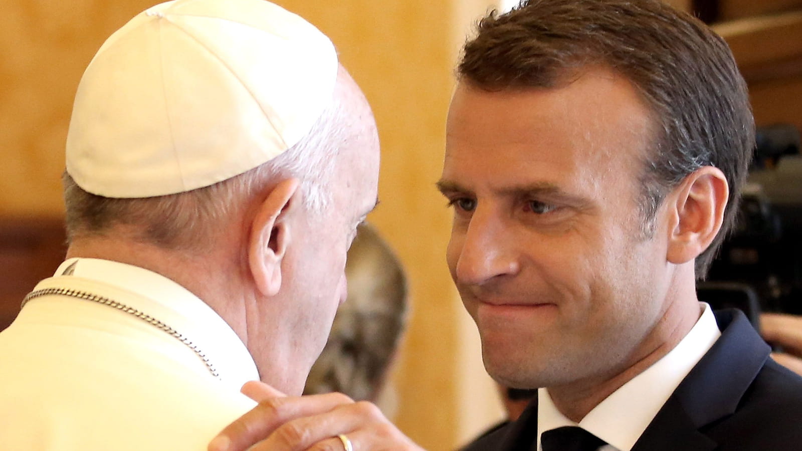 Emmanuel Macron et le Pape
