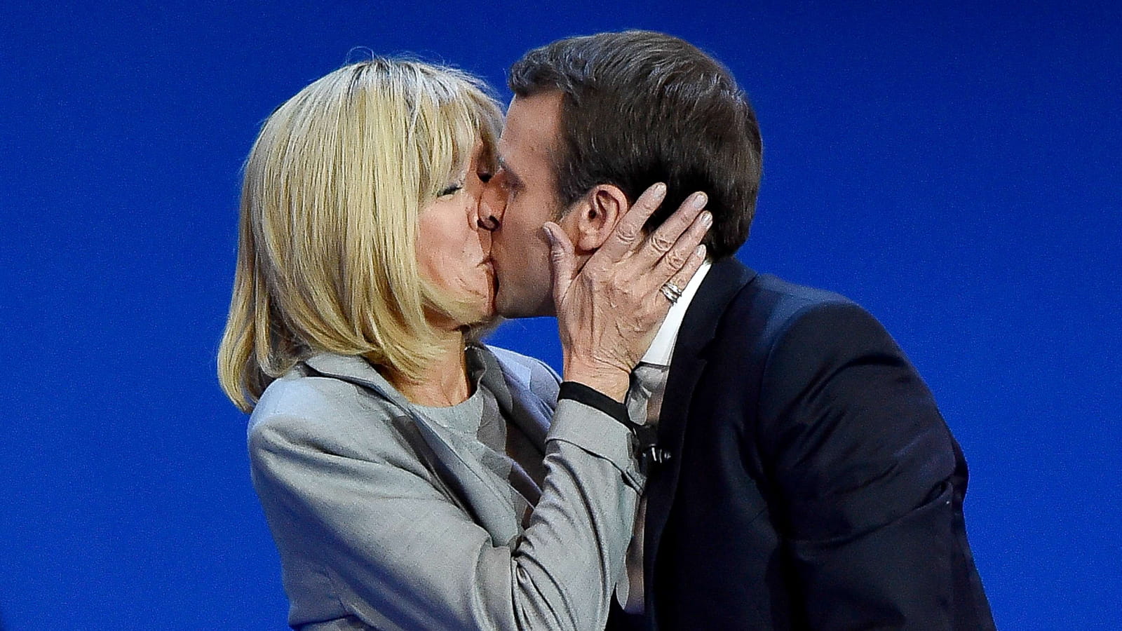 Emmanuel et Brigitte Macron