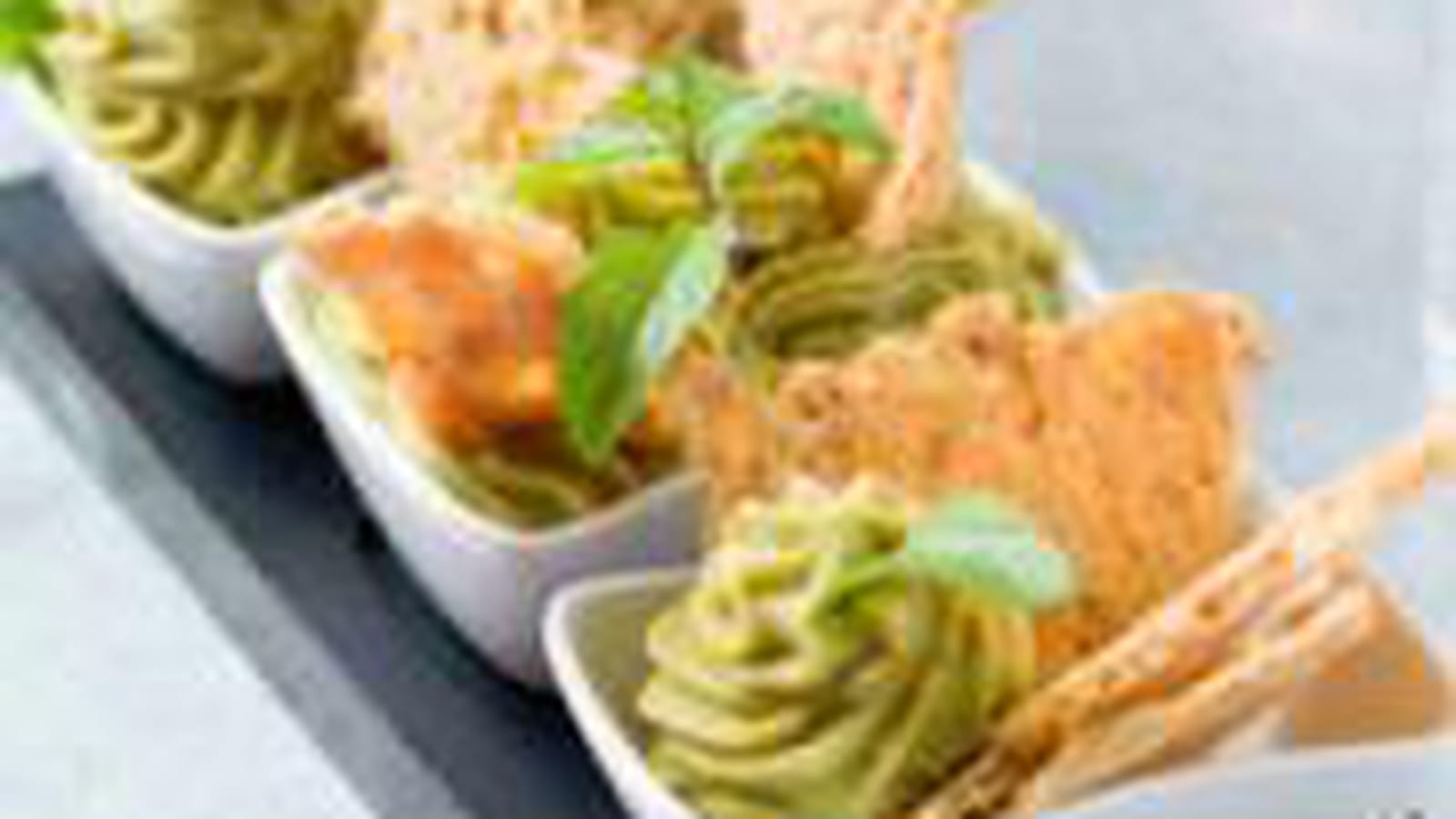 Guacamole mentholé au Coeur de Lion et tuile craquante