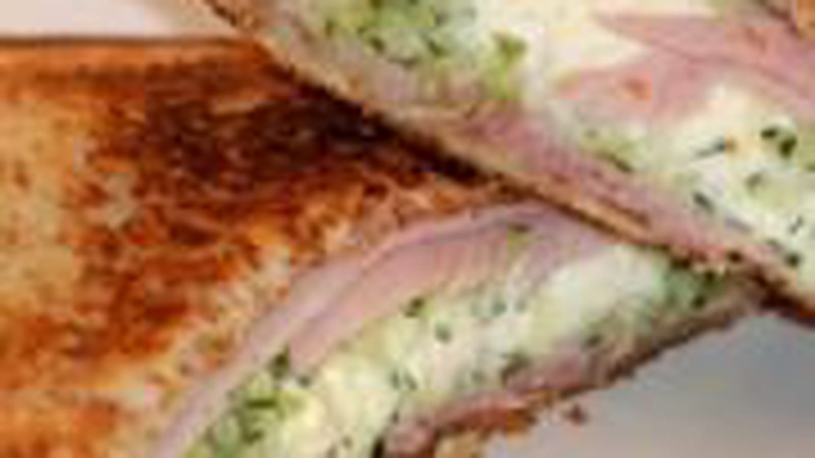 Croque courgette-kiri-jambon