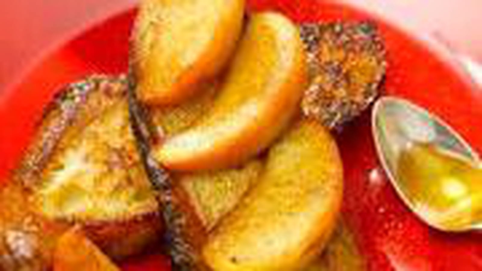 Pain perdu miel, cannelle et pomme