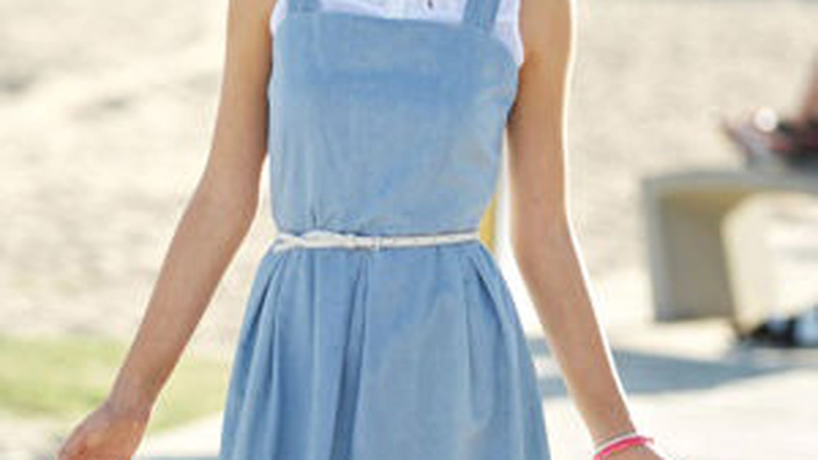 Robe bleue de 3 Suisses